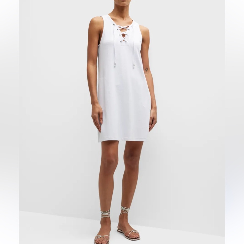 Tommy Bahama Island Cays Lace-Up Coverup Dress - Picture 5 of 14